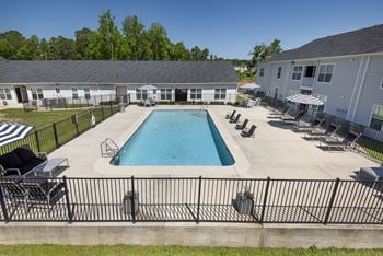 Resort-style swimming pool